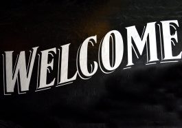 welcome sign